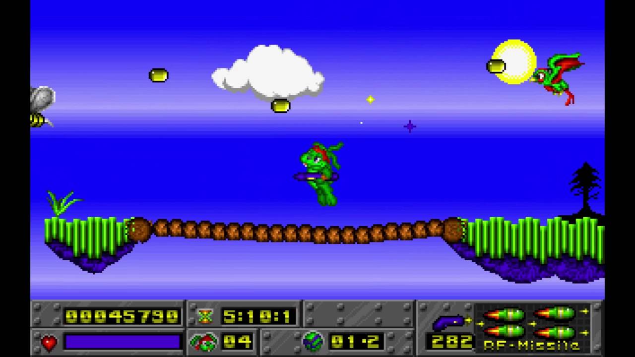 Jazz Jackrabbit - Episode 1 - Turtle Terror (1994) [MS-DOS]
