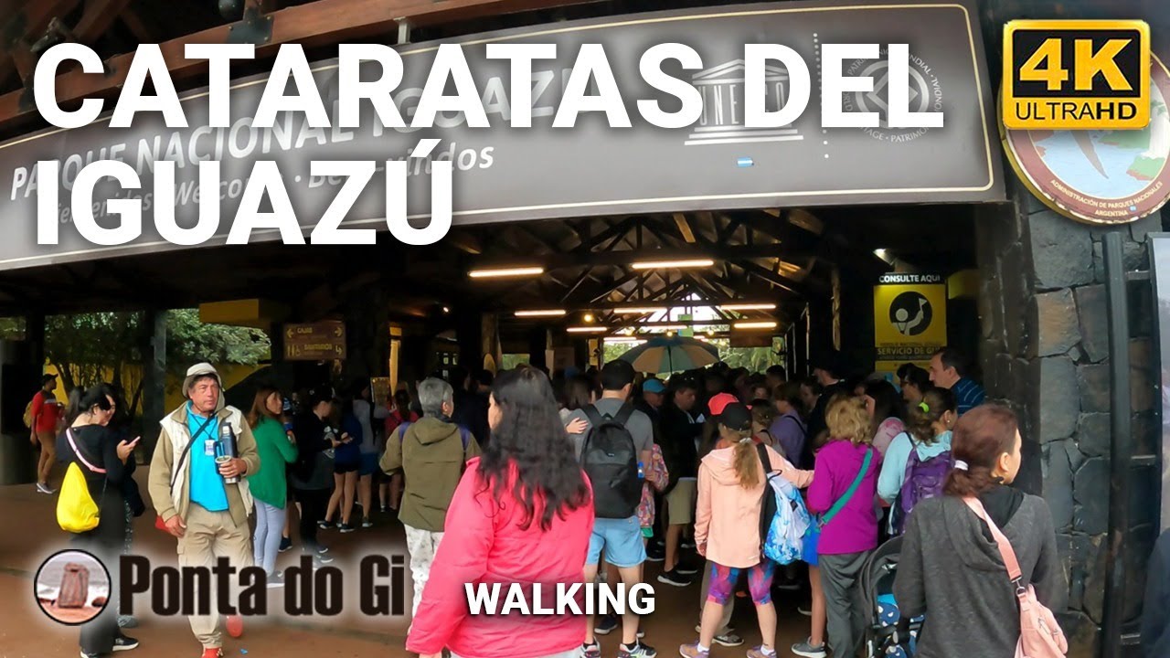 CATARATAS INGRESO al PARQUE NACIONAL IGUAZÚ julio 2023 TOUR virtual #walking MISIONES-ARGENTINA