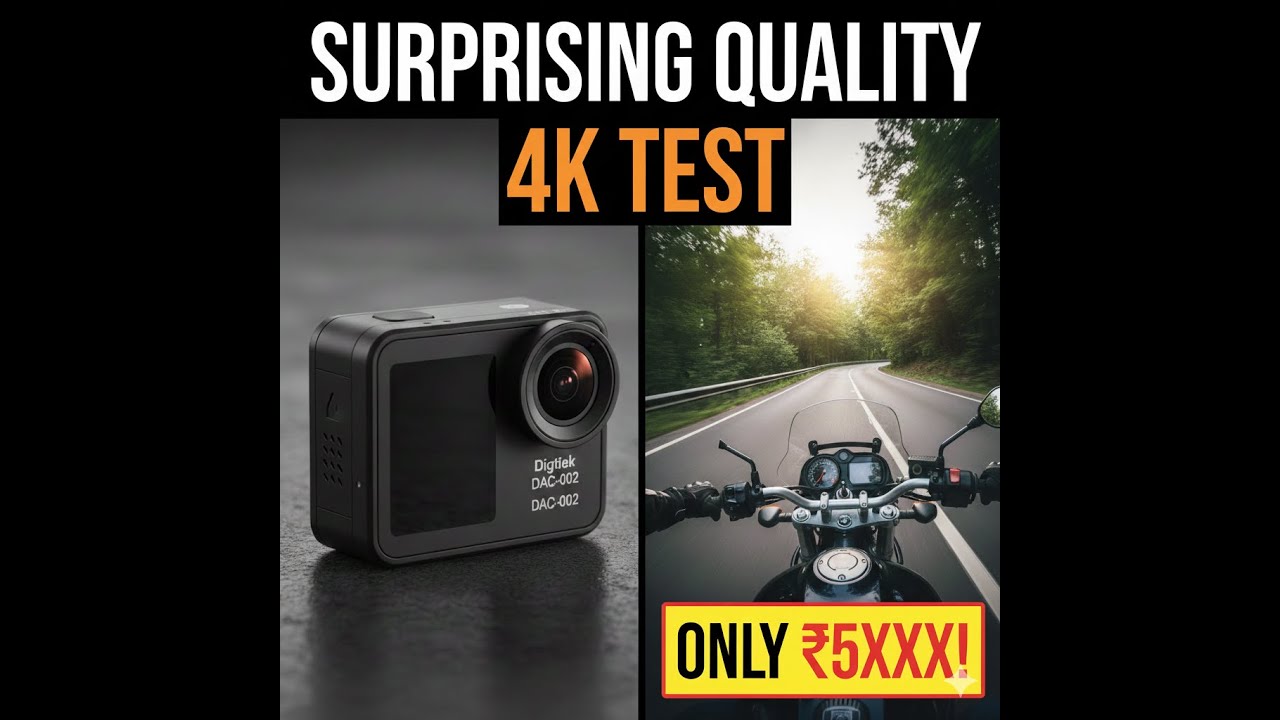 Digitek DAC-002 Review: The Best Budget 4K Action Camera in 2026? 📸 | #vlogingcamera #motovlog