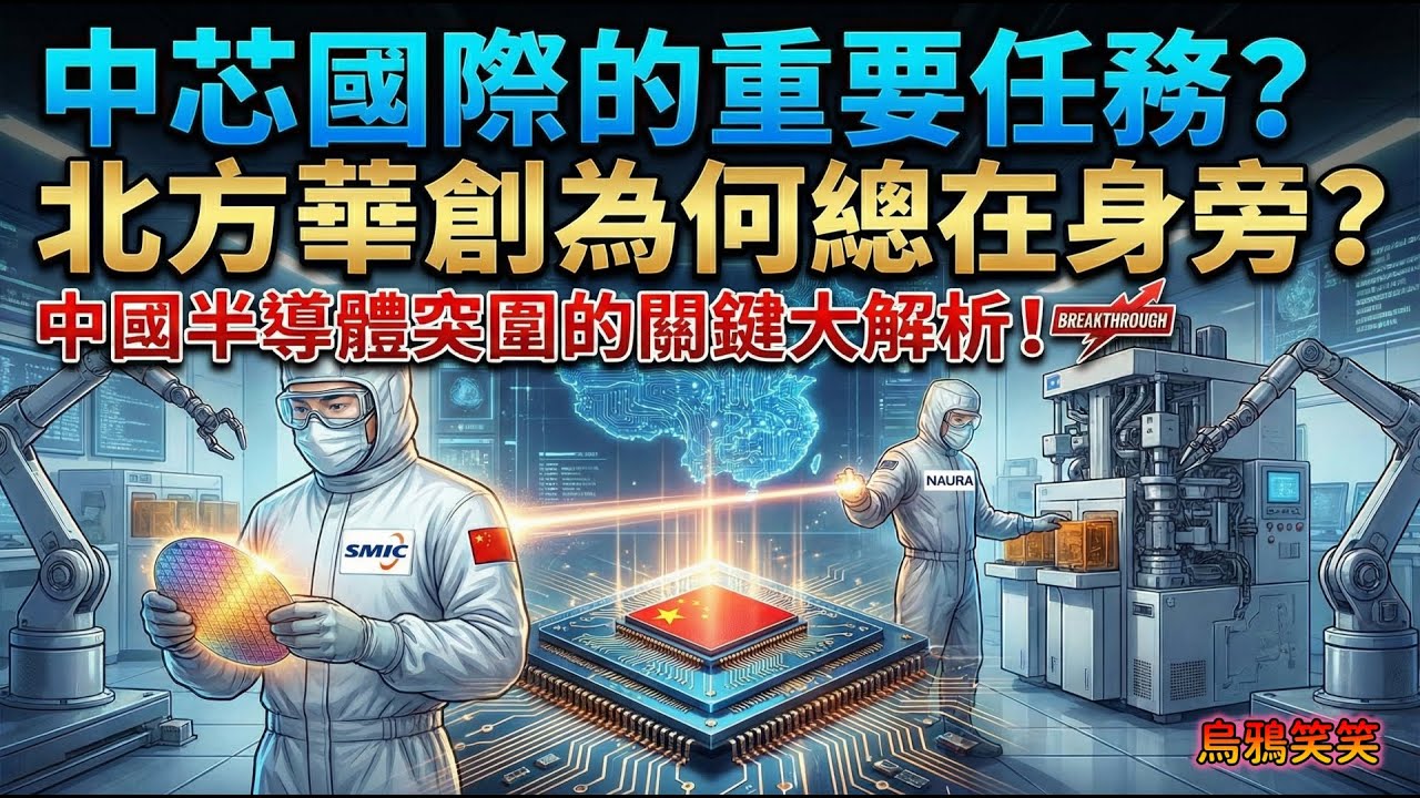 EP60 中芯國際的重要任務？北方華創為何總在身旁？中國半導體突圍的關鍵大解析！ #烏凌翔 #烏鴉笑笑 #半導體 #中芯國際