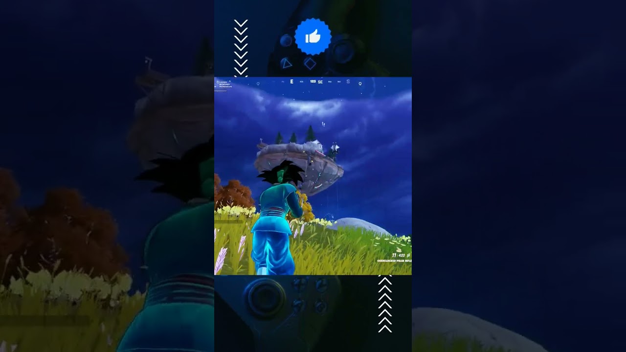 Goku vs black Goku in Fortnite