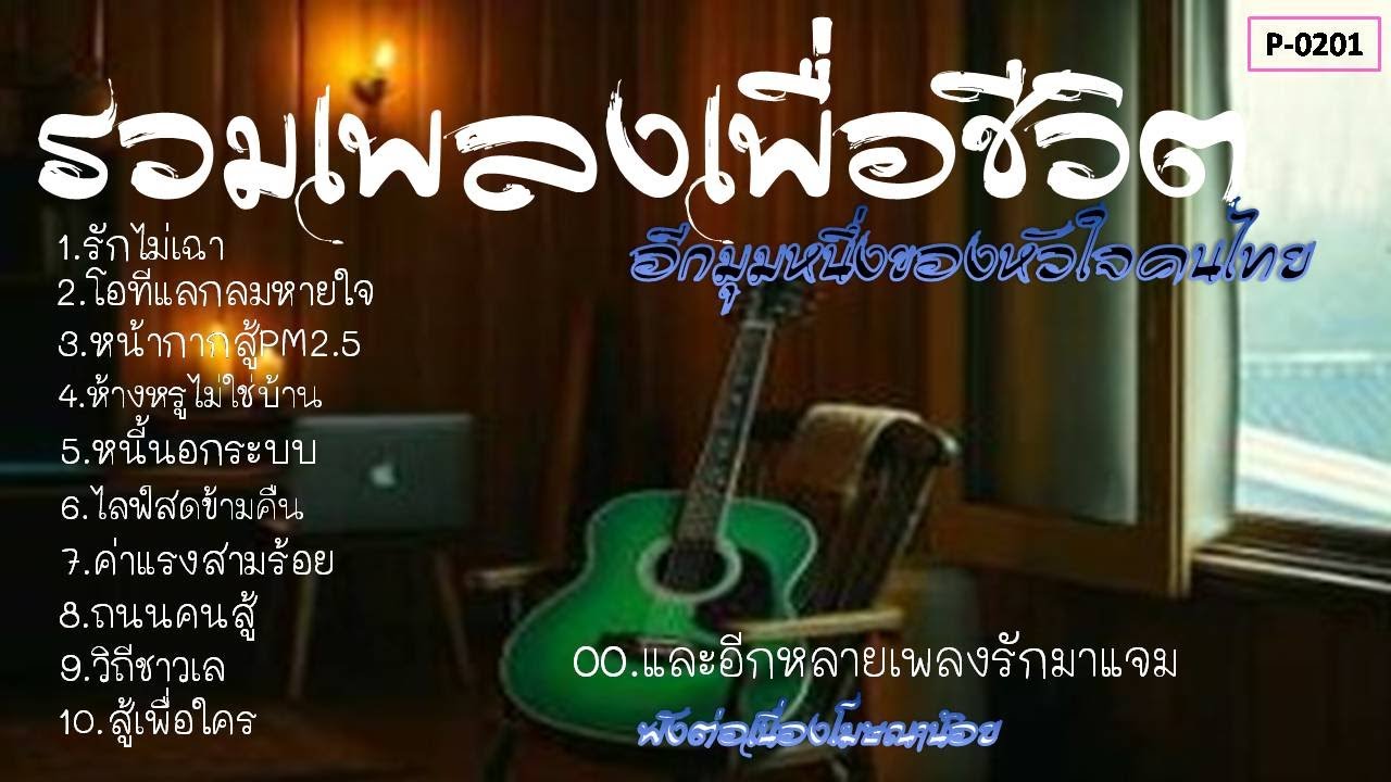 รวมเพลงเพื่อชีวิตอีก มุมหนึ่งของความรู้สึก (P-0201)#รวมเพลงเพราะๆ #รวมเพลงเพื่อชีวิต#รวมเพลงลูกทุ่ง