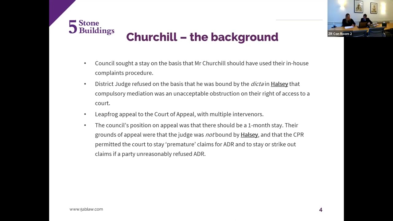 How to avoid compulsory mediation after Churchill