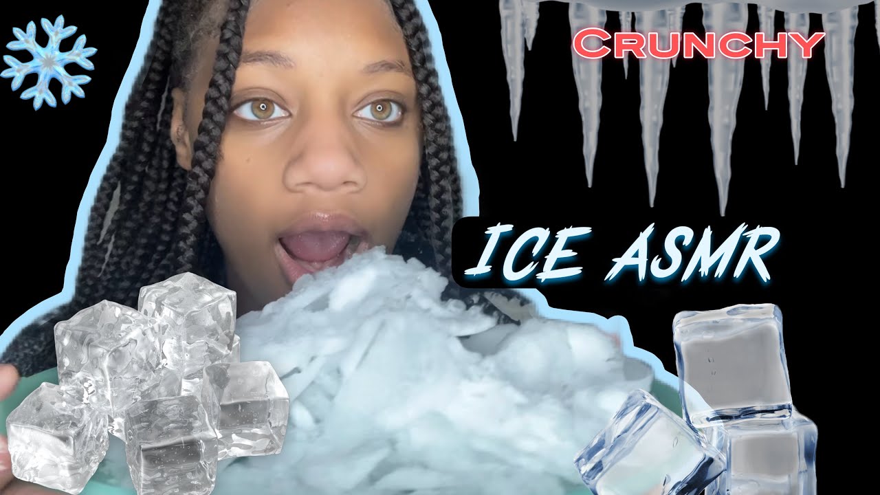 Thin Powdery ice | Crunchy Igloo Ice Eating Asmr