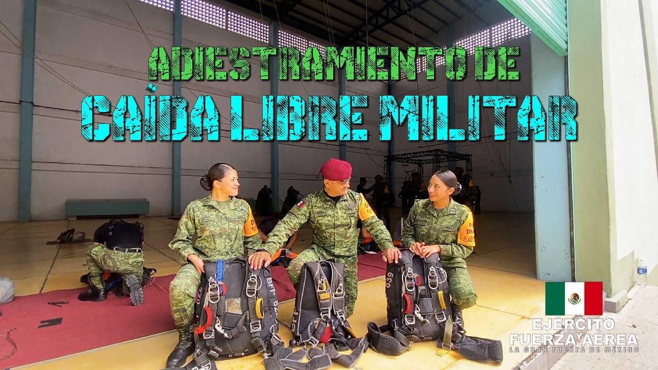#EntreLasTropas, Adiestramiento de Caída Libre Militar.