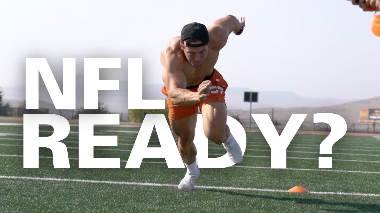 Bodybuilder vs. Football Tryout - Steve Cook