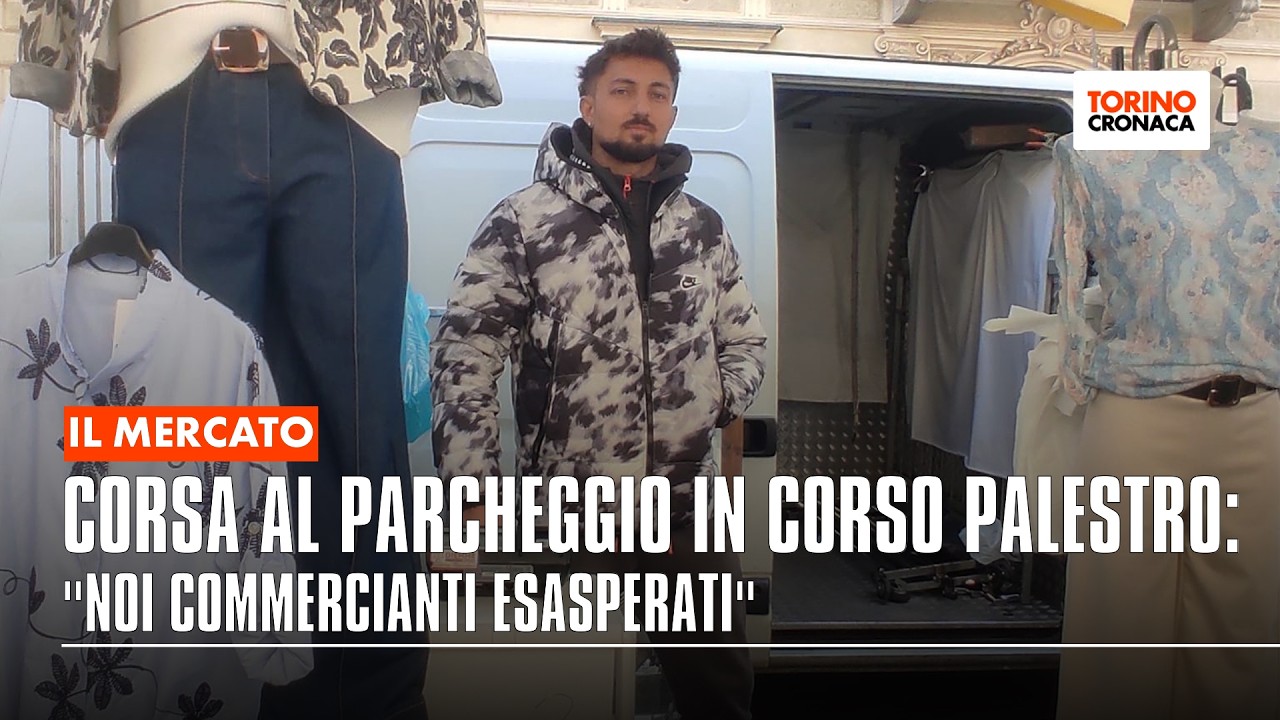 Corsa al parcheggio in corso Palestro: 