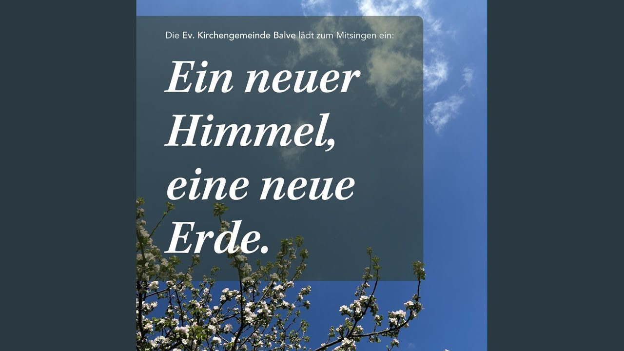Ein neuer Himmel, eine neue Erde