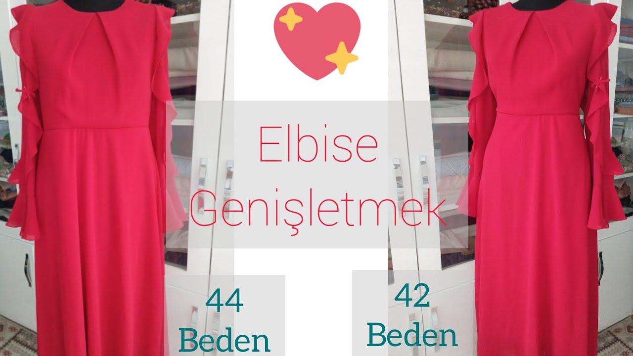 Hazır Elbise Nasıl Genişletilir? 42 beden nasıl 44 beden yapılır? 💃❤💃
