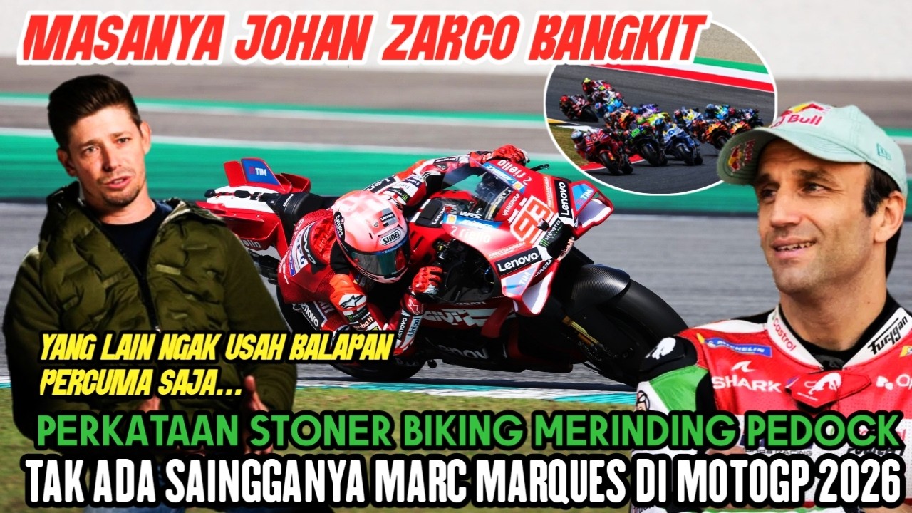 GILA🔴Stoner buat rival Marc ketakutan, zarco bidik 5 besar,arena judi balap sudah terbuka,