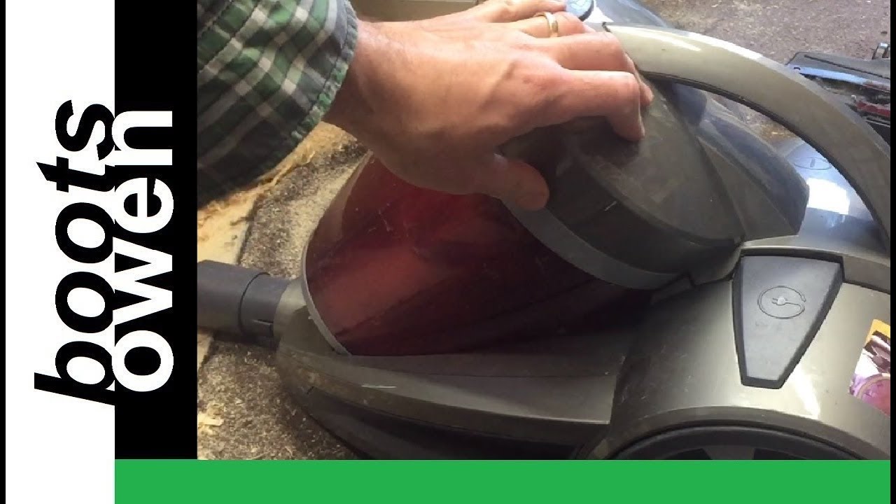 How to fix a bagless vacuum cleaner that won't suck: Morphy Richards Perform Air Pets Cyclonic
