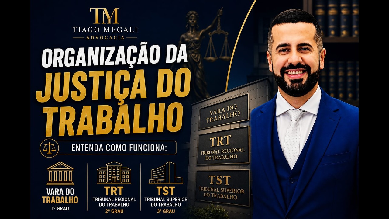 ✅  ORGANIZA&Ccedil;&Atilde;O DA JUSTI&Ccedil;A DO TRABALHO