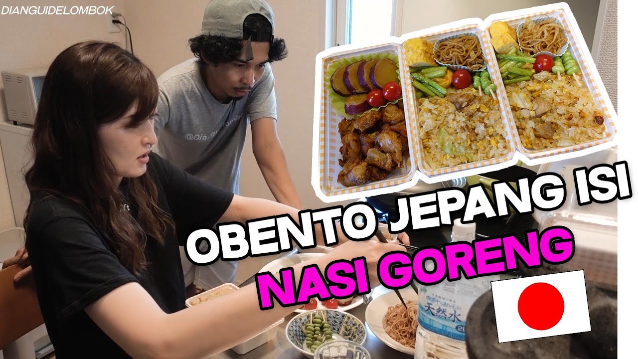 BIKIN OBENTO KHAS JEPANG TAPI ISI NASI GORENG BARENG ISTRI TERCINTA !