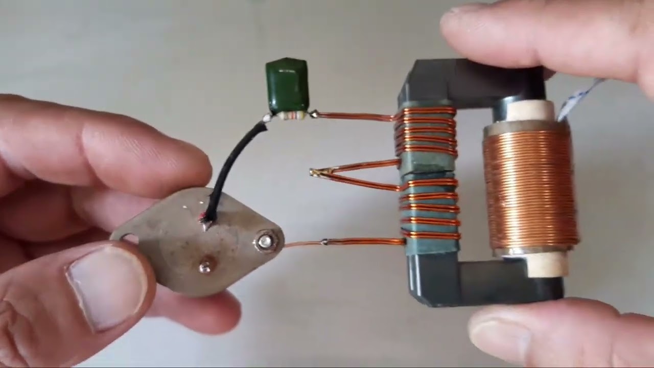 12v kích lên 220v bằng 1 transistor 2n3772