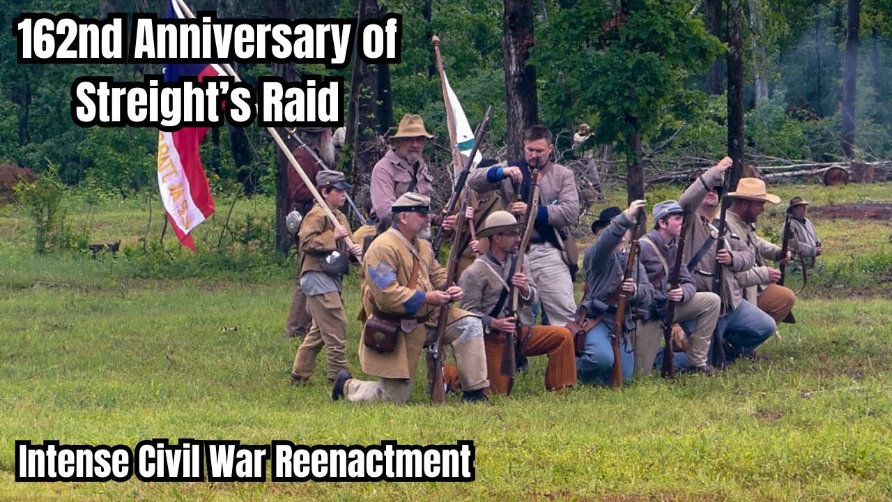 162nd Anniversary of Streight’s Raid – Intense Civil War Reenactment