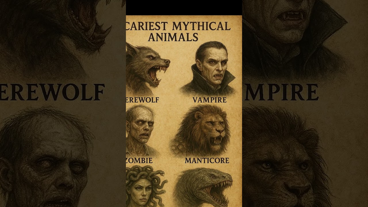These Ancient Monsters Are Actually Real #scarycreatures #mythology #shorts
