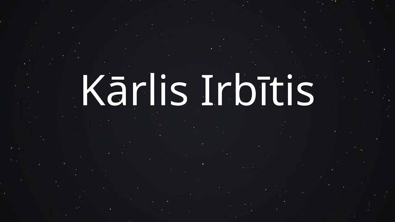 Kārlis Irbītis