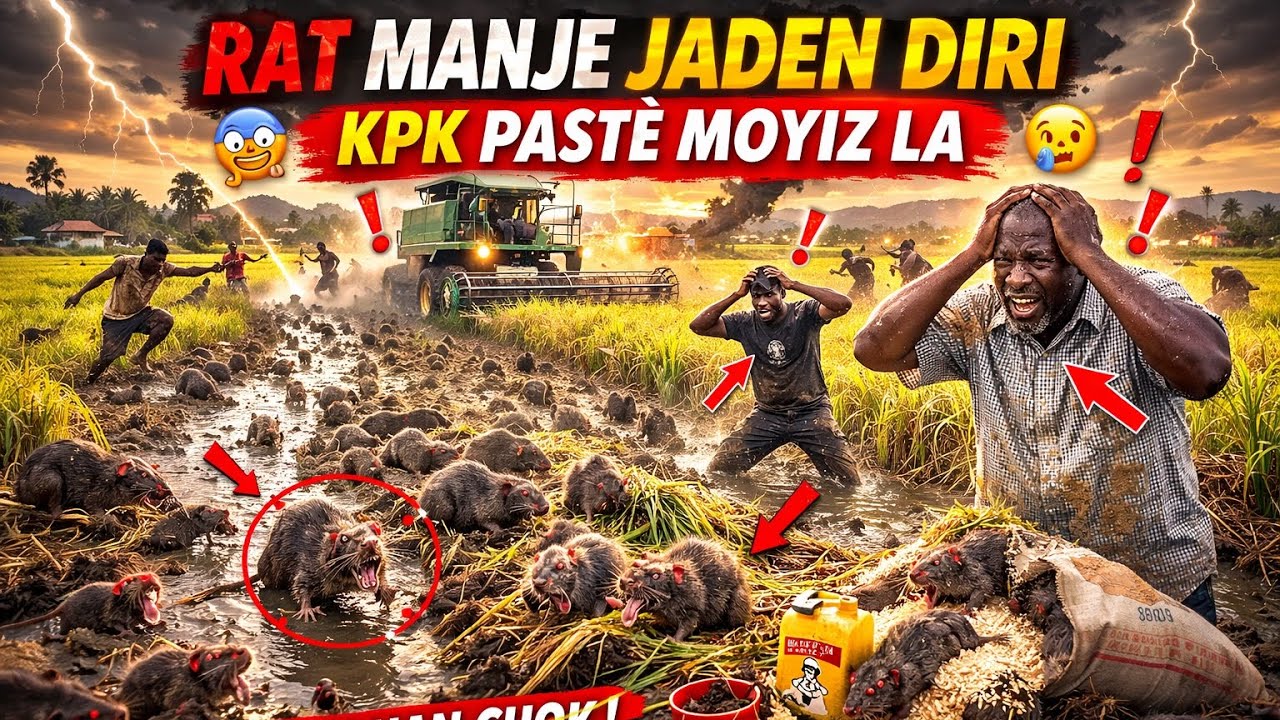 MEZANMI🙆‍♂️‼️Rat anvayi jaden diri kpk PASTÈ MOYIZ la😱Rat yo pa pwan nan pwazon gwo pale anpil 