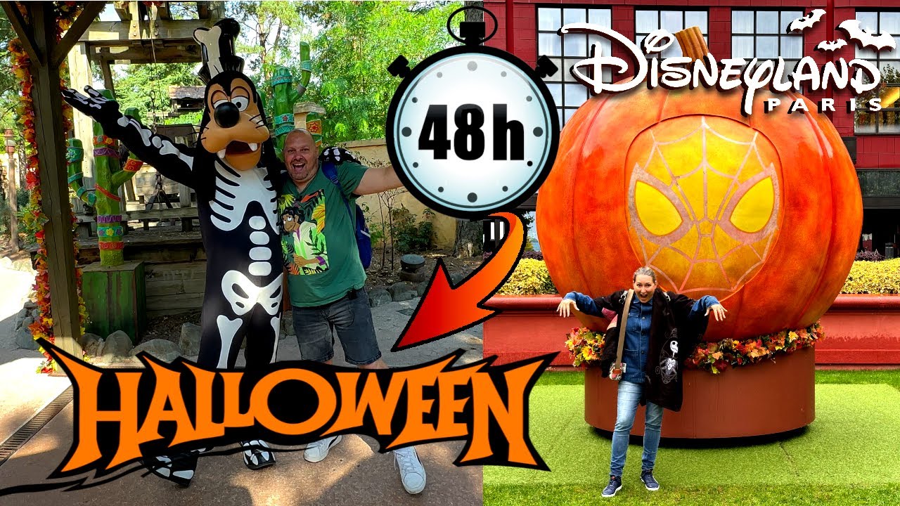 48H AVANT LA SAISON HALLOWEEN 2024 A DISNEYLAND PARIS