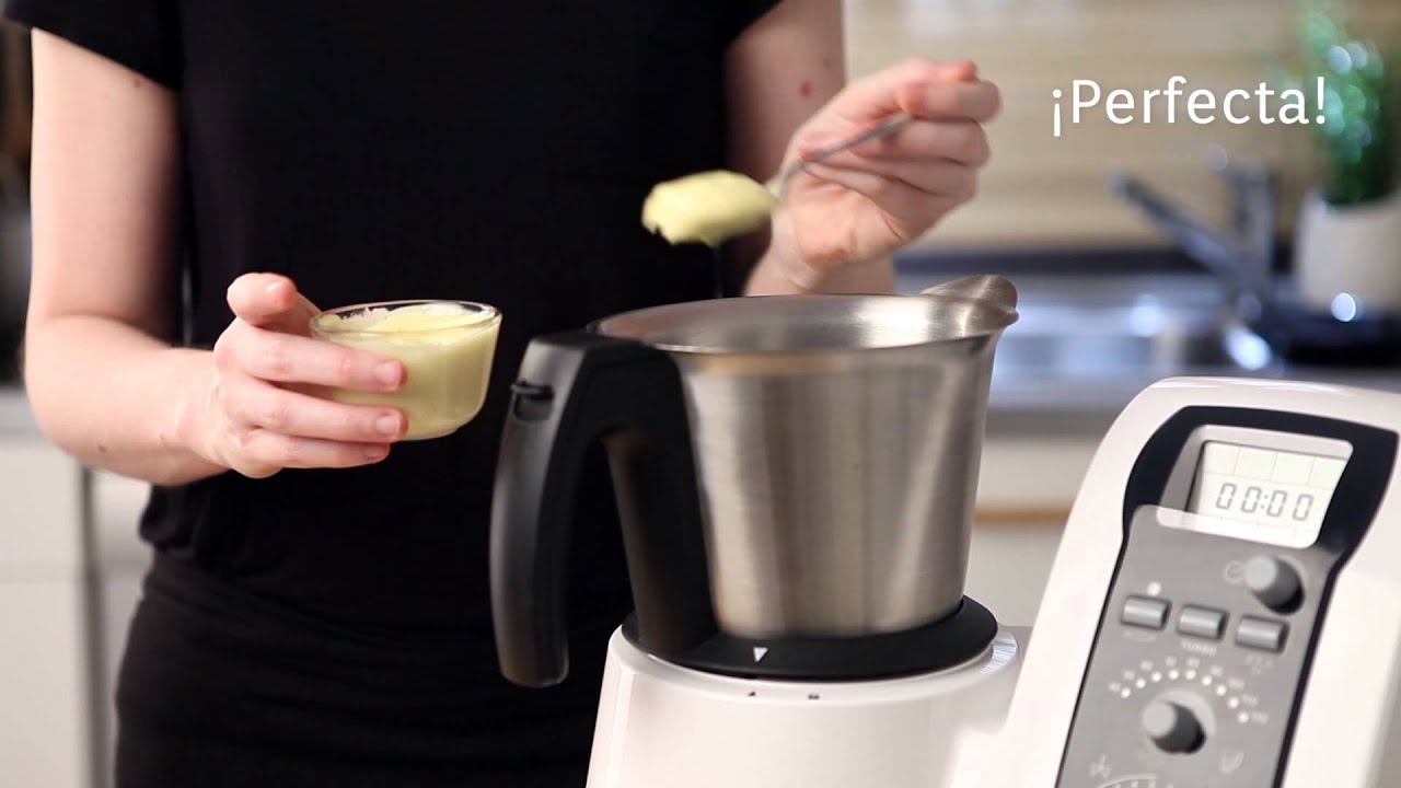 Emulsionar con robot de cocina Mycook #funcionesMycook #robotdecocina #Mycook