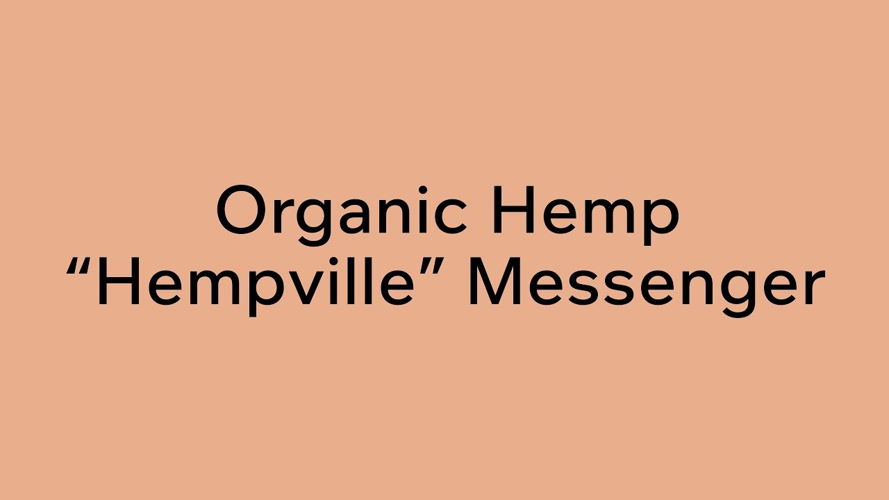 Hempville Organic Hemp Messenger Bag 1080