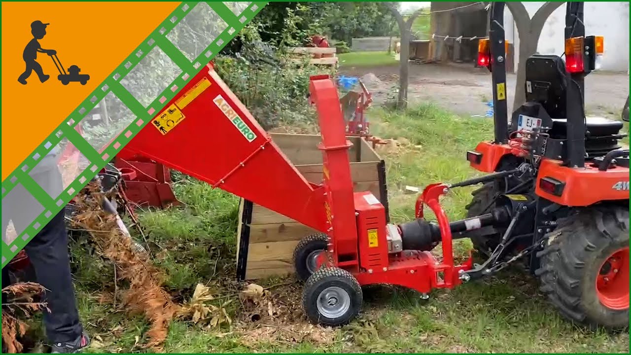 Biotrituradora para tractor AgriEuro BIO 800 3 P con enganche de 3 puntos