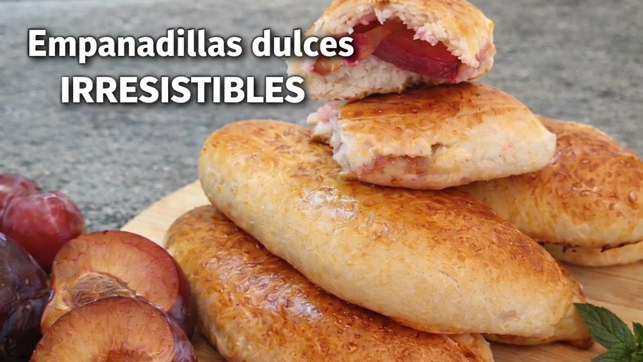 EMPANADILLAS CON CIRUELAS | Piroshki rusos dulces, esponjosos y caseros