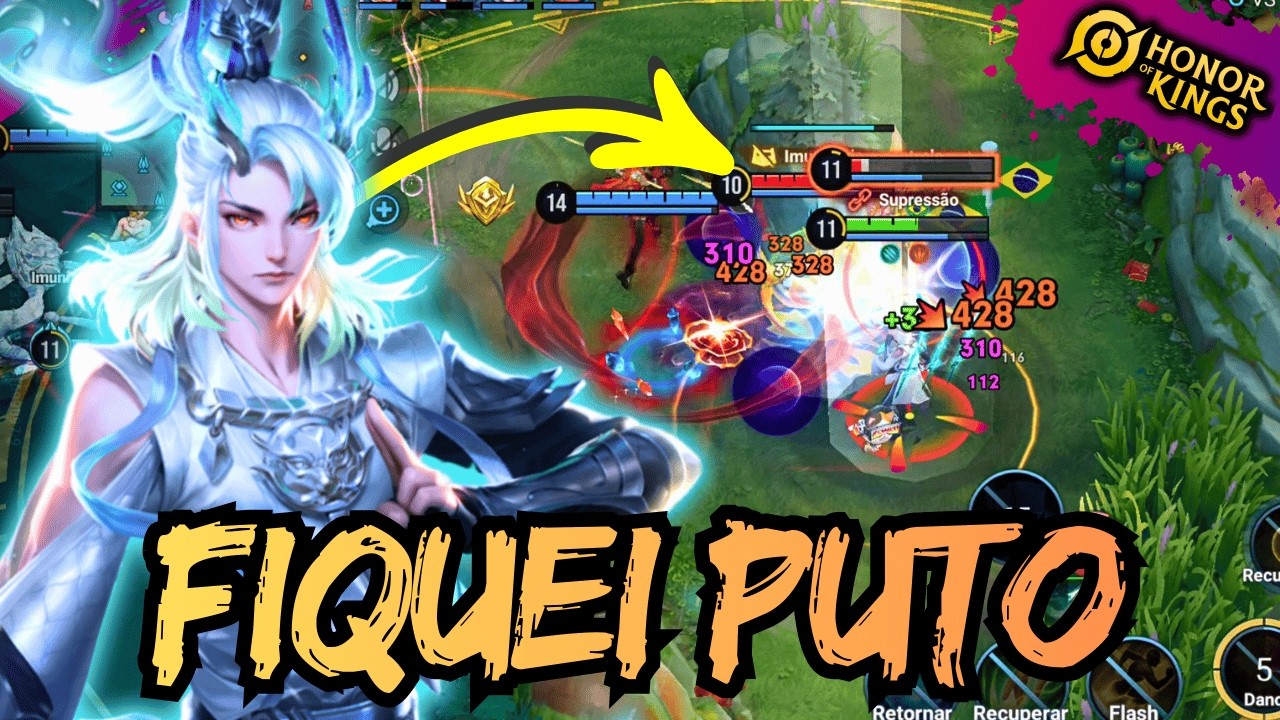 ESSA PARTIDA VAI TE TIRAR DO SÉRIO | HONOR OF KINGS