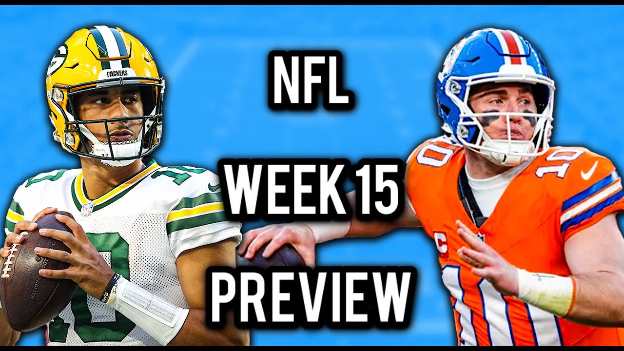 Week 15 NFL Preview Show! (With @FootballAnalysis1)