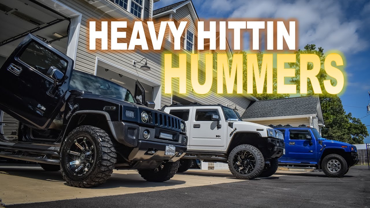 HEAVY HITTIN  H2 HUMMERS SUT and SUV | LIFTED, LEVELED AND LAMBO DOORS |