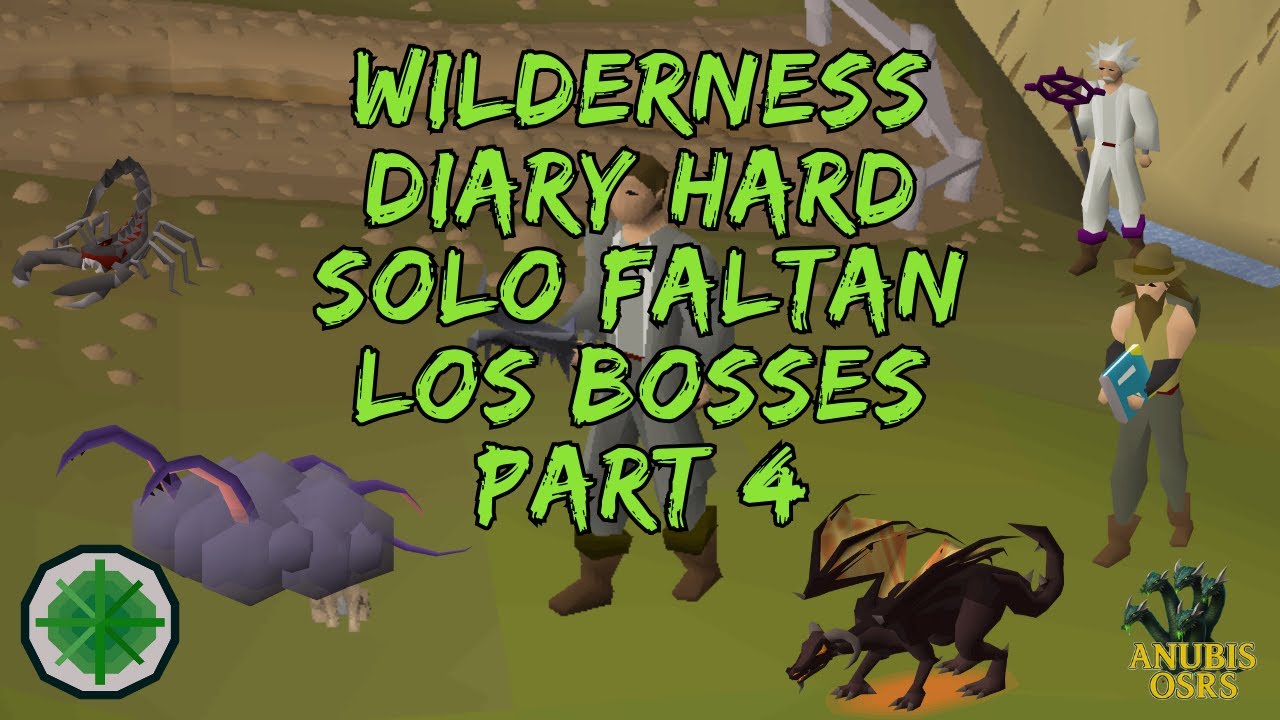 [OSRS]  Sobreviviendo al Wilderness Completando el Diario Hard y probando suerte PART 4