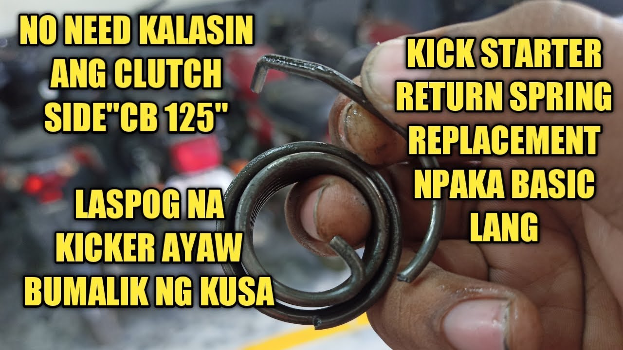 HONDA CB 125 KICK STARTER RETURN SPRING RPLACEMENT
