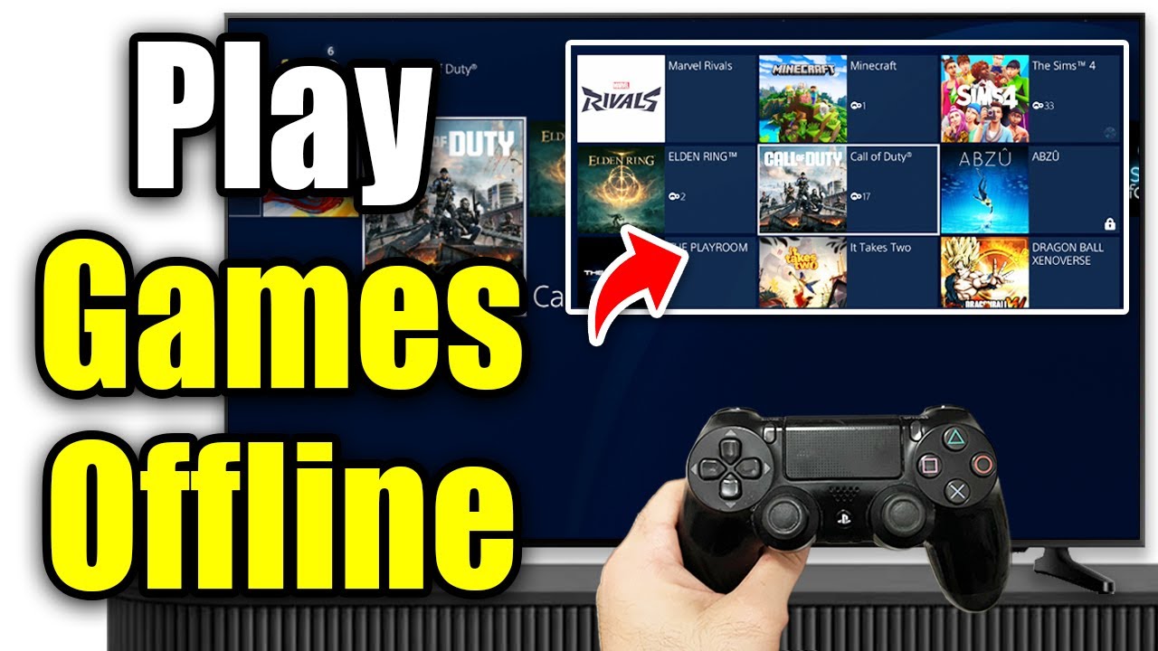 How To Play PS4 Digital Games Offline (Do This Before Your Internet is Down!)