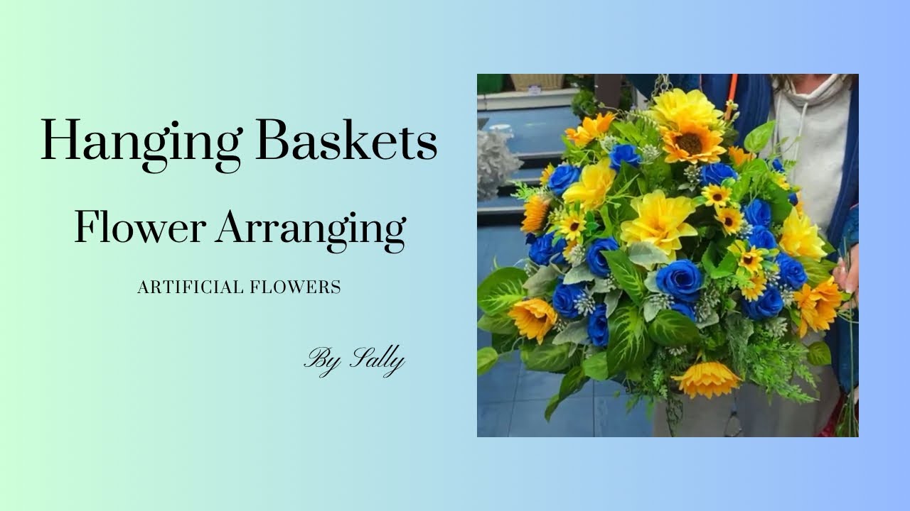Unboxing Hauls 🌺How To Make Hanging Baskets🌺With Artificial Flowers🌺NO Watering🌺Everlasting Beauty