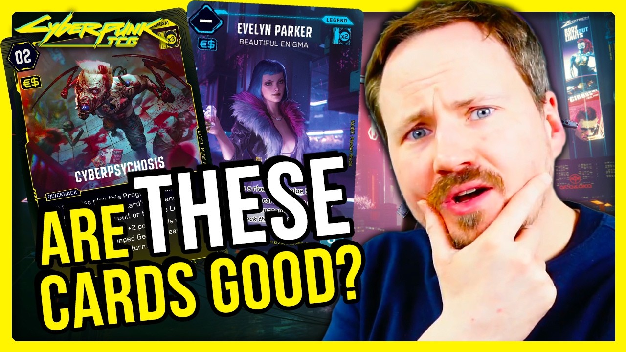 Эти карты демонстрируют потенциал коллекционной карточной игры Cyberpunk TCG.