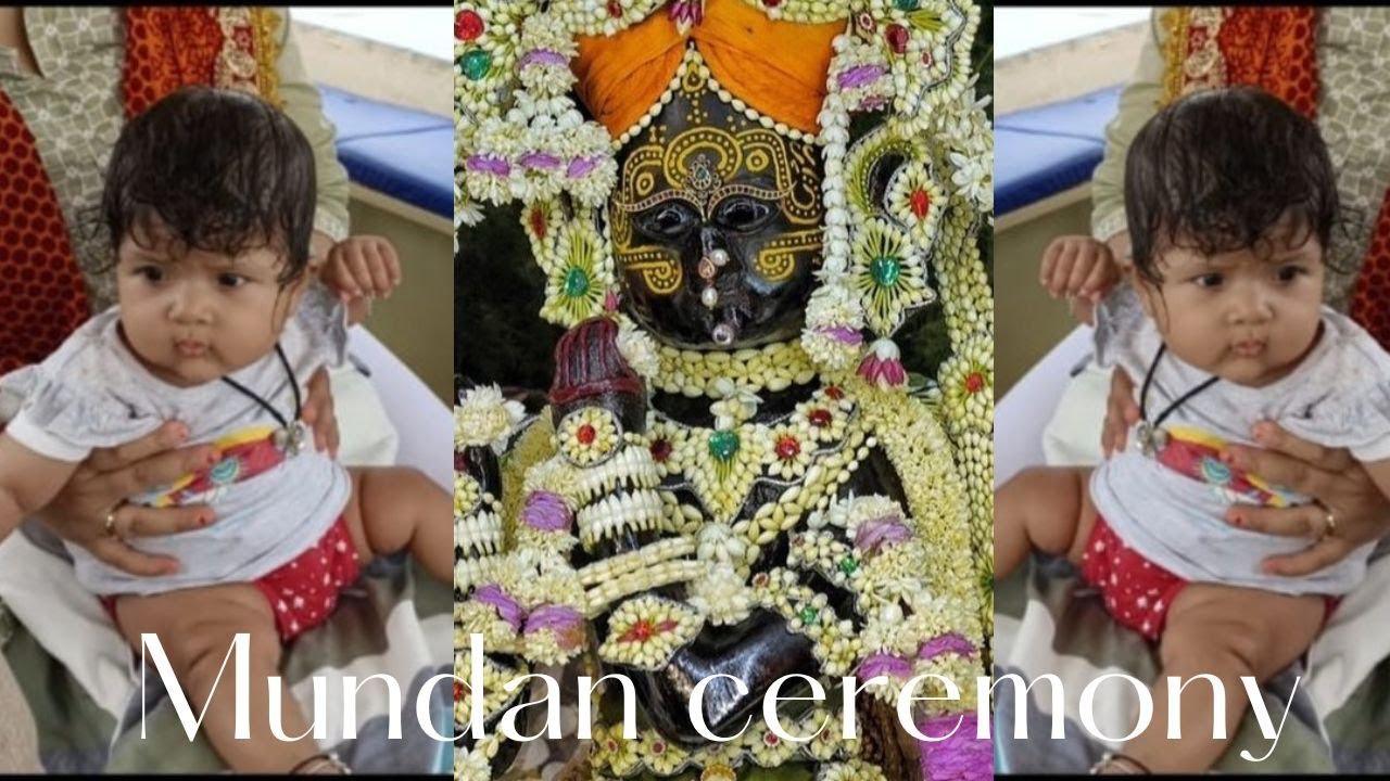Baby girl MUNDAN in vrindavan mathura vlog #vrindavan #radhavallabh
