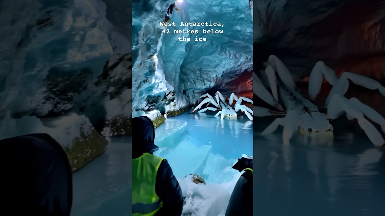 GIANT Arctic Spider Found Frozen Beneath Antarctic Ice!