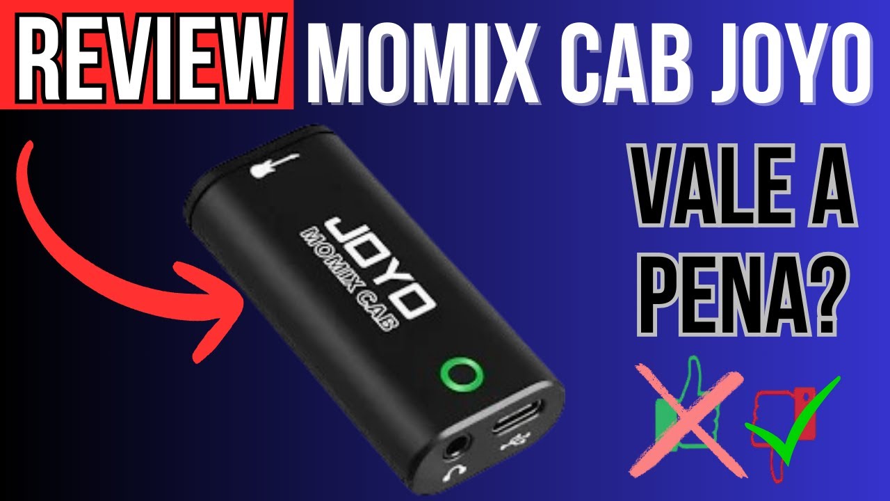 👉 Unboxing e Review Joyo Momix Cab | Teste no Violão + Simulação de Mesa de Som 🎸🎤