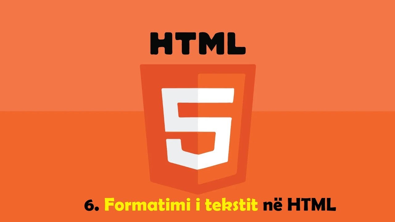 HTML ( pjesa 6 ) Formatimi i tekstit në HTML