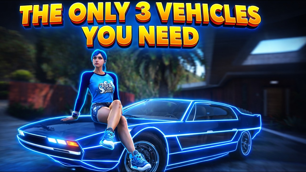 В GTA Online вам понадобятся всего 3 транспортных средства!