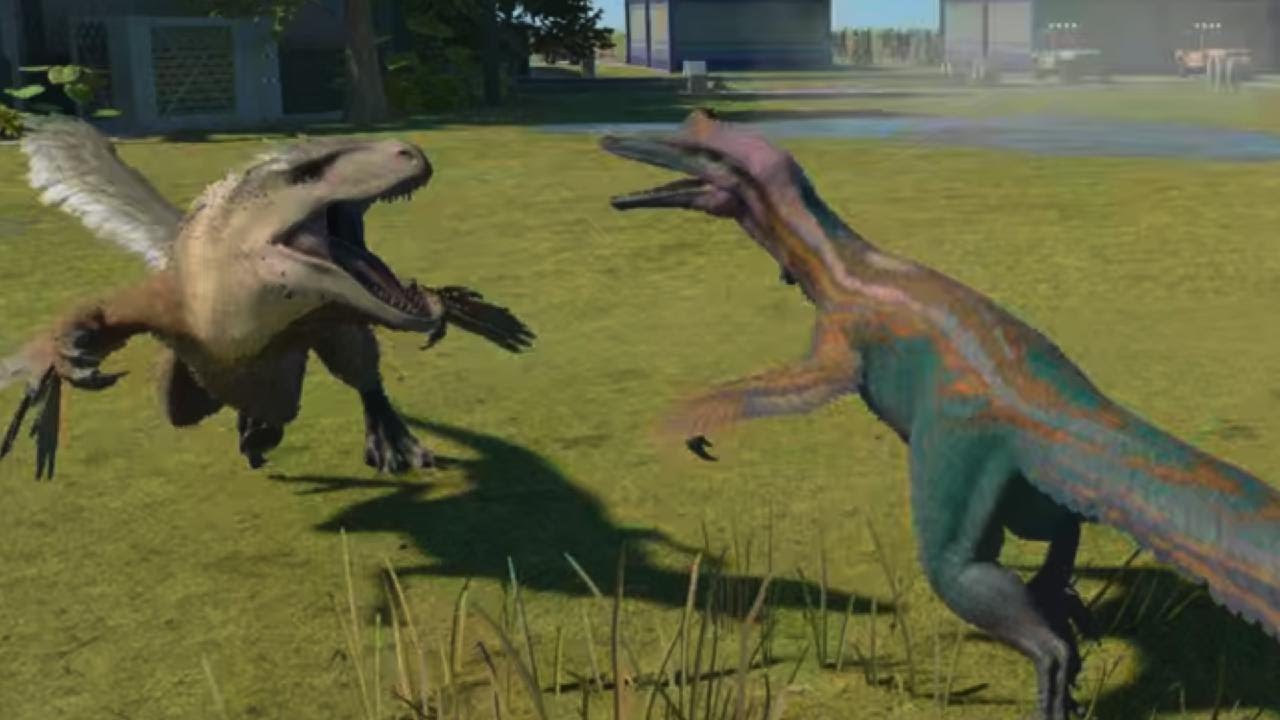 Jurassic World Evolution 3: Austroraptor vs Utahraptor