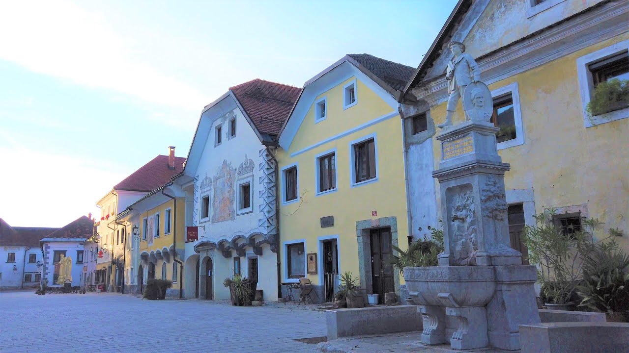 Radovljica Old Town, Slovenia ~ 4K Virtual Travel