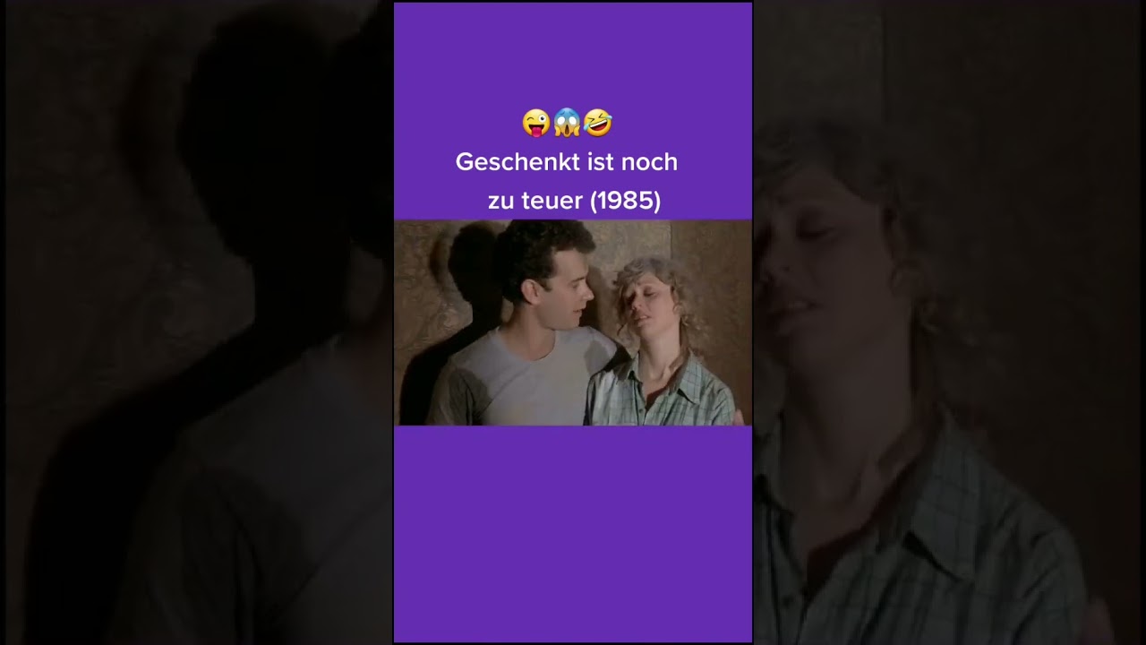 Geschenkt ist noch zu teuer ✅ 1986 Tom Hanks Shelley Long Kom&ouml;die Drama Lustspiel Lachschlager #80er