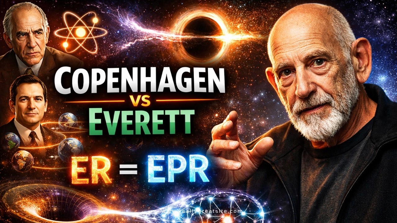 Copenhagen vs Everett Explained | ER = EPR by Leonard Susskind | Quantum Reality & Wormholes