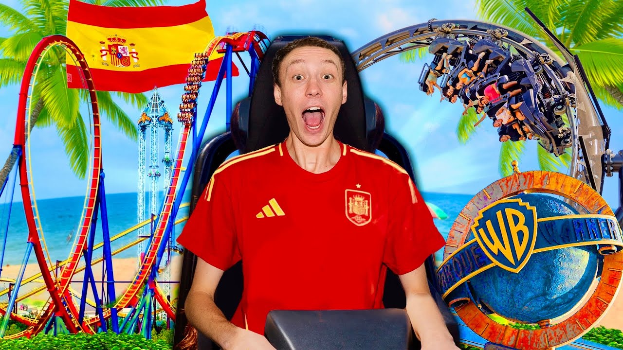 Впервые в Parque Warner Madrid: ЛУЧШИЙ тематический парк в Испании?!