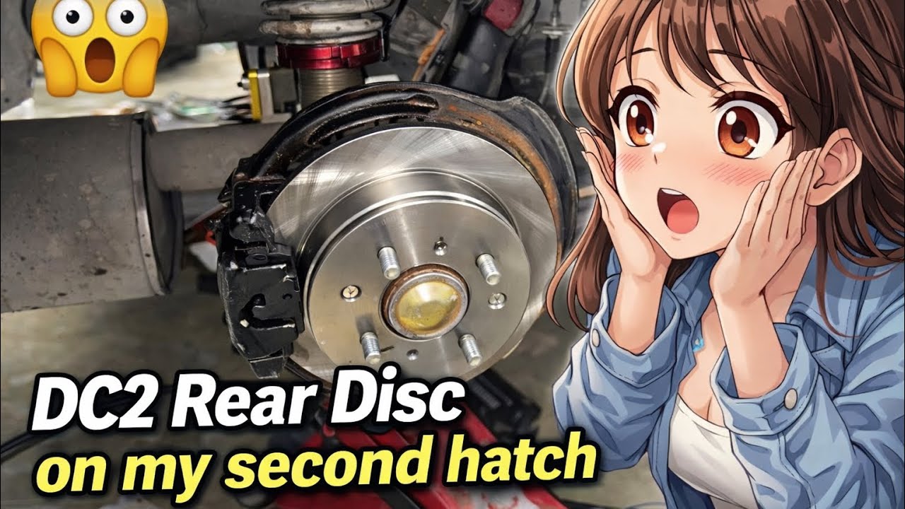 DC2 Rear Disc Swap in my Civic Hatchback 