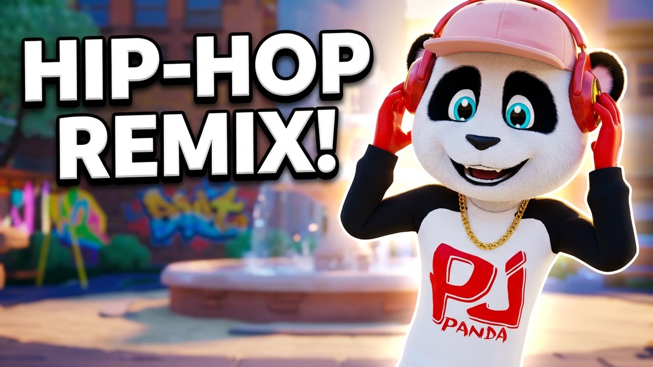 Trap Remix of Ears Hang Low | Pj Panda | Hip-Hop for Kids | Nursery Rhymes