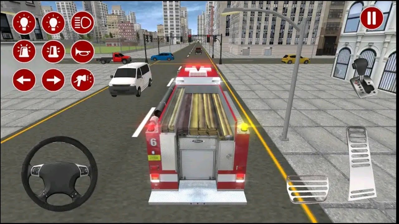 REAL FIRE TRUCK DRIVING SIMULATOR 2022 GAMEPLAY WALKTHROUGH ANDROID& IOS #3| FIRE TRUCK SIMULATOR 3D