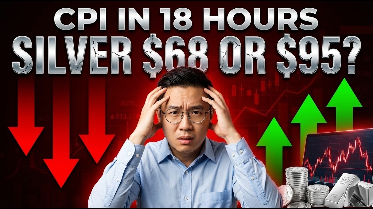CPI in 18 HOURS &mdash; Silver Could Drop to $68 or SURGE to $95 (Here's The Trigger Level)