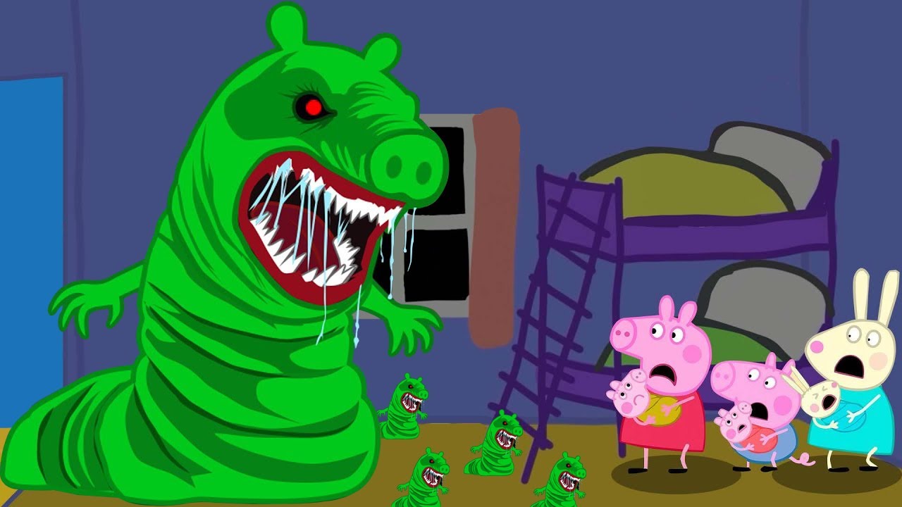 Peppa Pig&rsquo;s Spooky Camping Trip: Zombies Appear! 🧟 | Peppa Pig Funny Animation